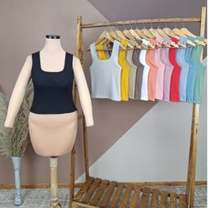 کراپ یقه خشتی فری سایز  تا 44